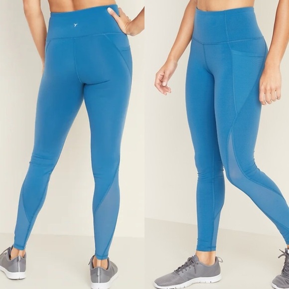 NWOT Old Navy Elevate Legging Go-Dry S Blue - Picture 1 of 14